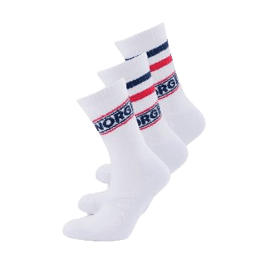Sokker Norges Landslag FC Hvit, Rød, Blå 3pk